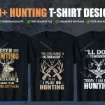 Hunting T-Shirts Design Bundle V.1