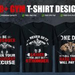 Gym Fitness T-Shirt Design Bundle V.1