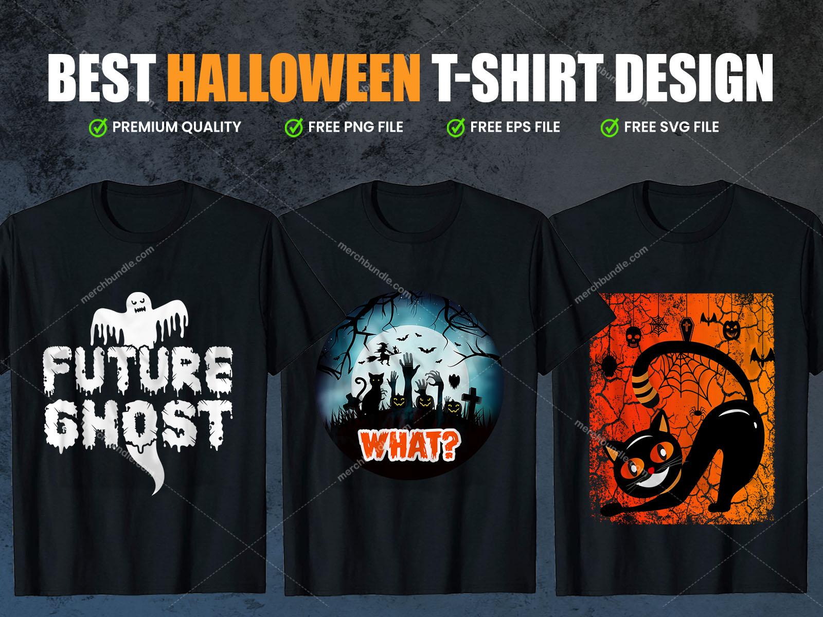 Halloween T-Shirt Design Vector