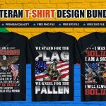 Veterans Day Print Ready Vector T-Shirt Design V.2