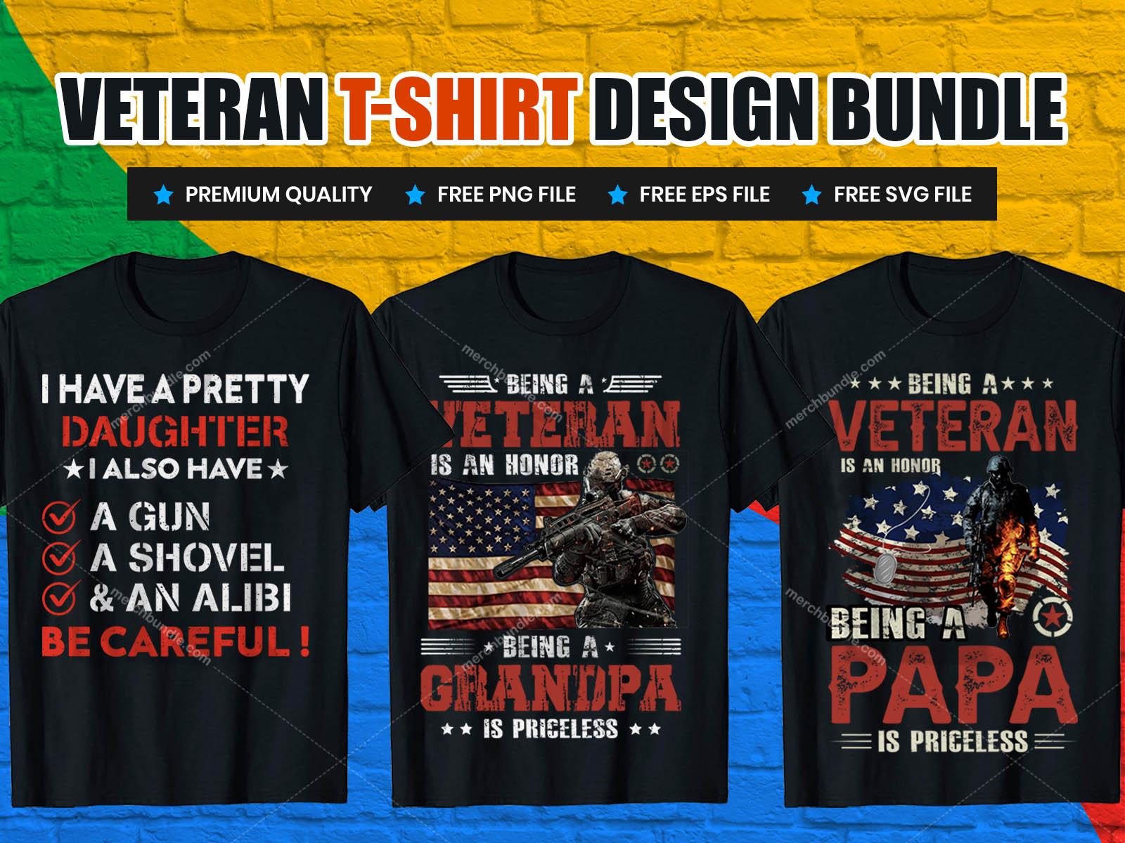 Veterans day print ready vector t shirt design. American flag with Veterans vector illustration.Pair of combat boots, military helmet and USA flag, vintage t shirt design vector. Memorial day t-shirt 