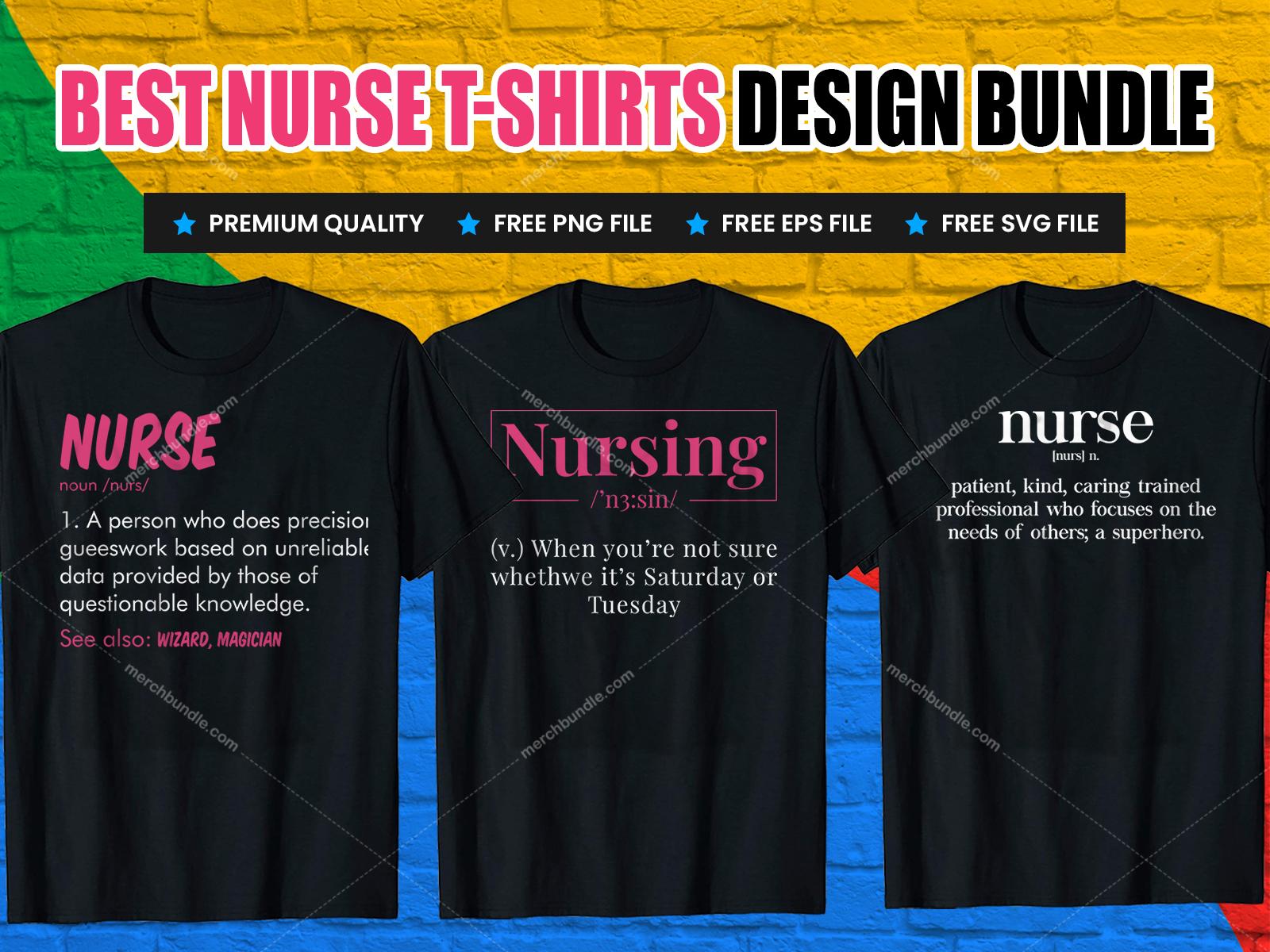nurse dictionary t-shirt design