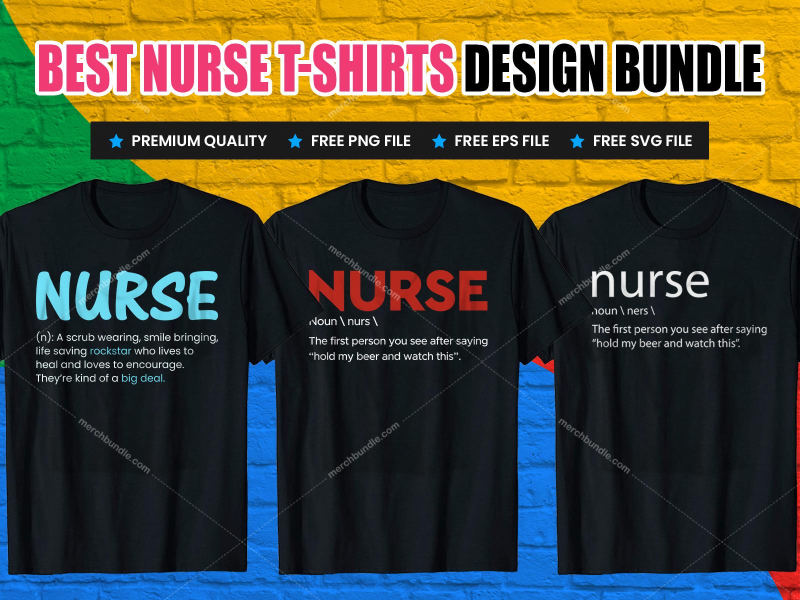 nurse dictionary t-shirt design