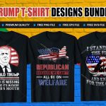 Trump Print Ready Vector T-Shirt Design V.1