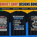 Labor Day T-Shirt/Labourer Print Ready Vector T-Shirt Design V.1