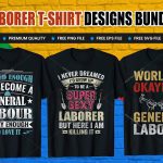 Labor Day T-Shirt/Labourer Print Ready Vector T-Shirt Design V.2