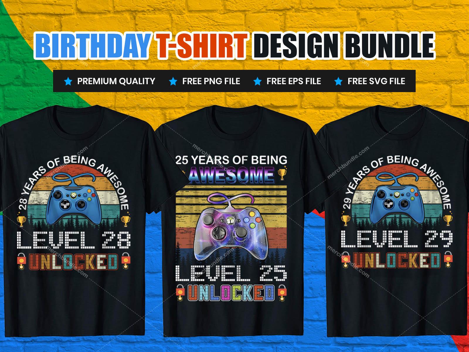 Design Bundles Gamer Birthday T Shirt Design Bundle Free Download - 28 roblox shirt template download free shirt template