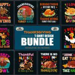 Thanksgiving T-Shirt Designs Bundle V.3