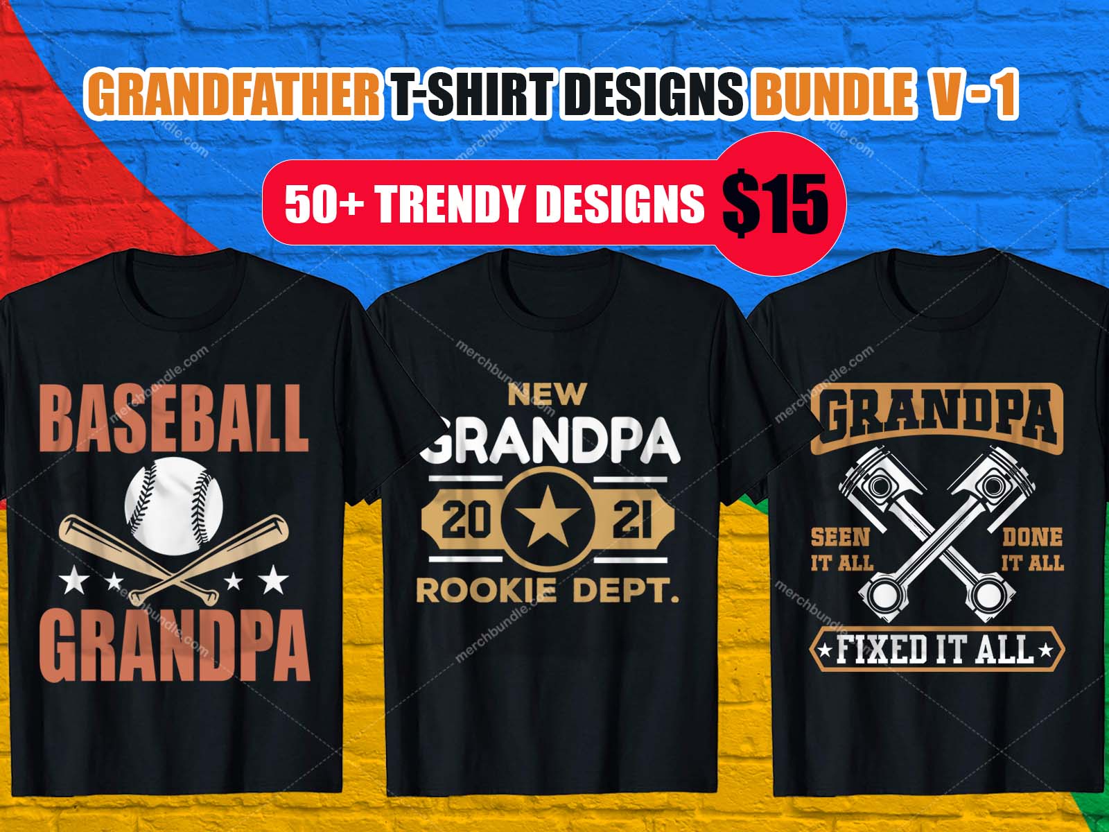 GrandFather Shirt Design Bundle