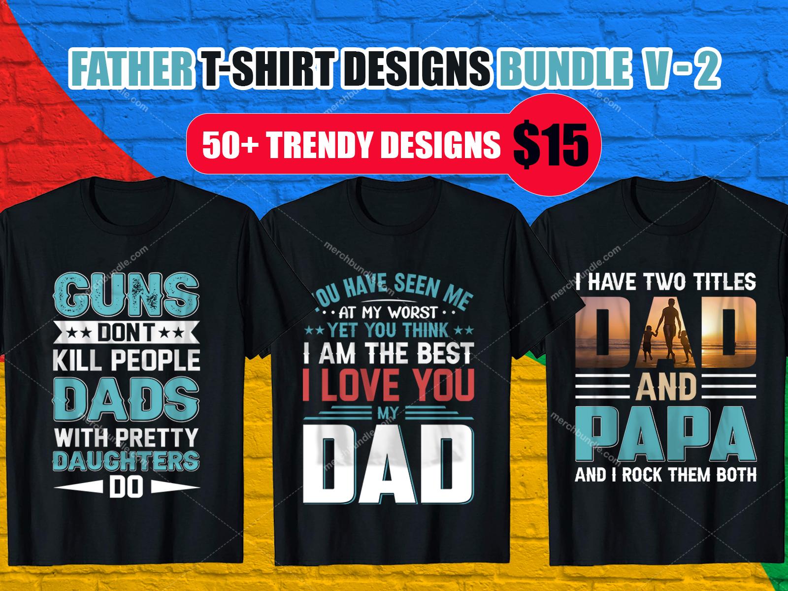 Best Selling Father T-Shirt Design Bundle