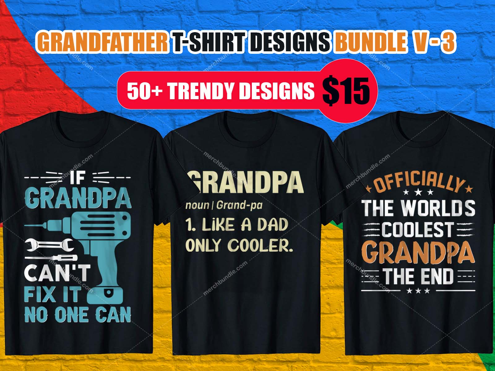 GrandFather Shirts Design Bundle