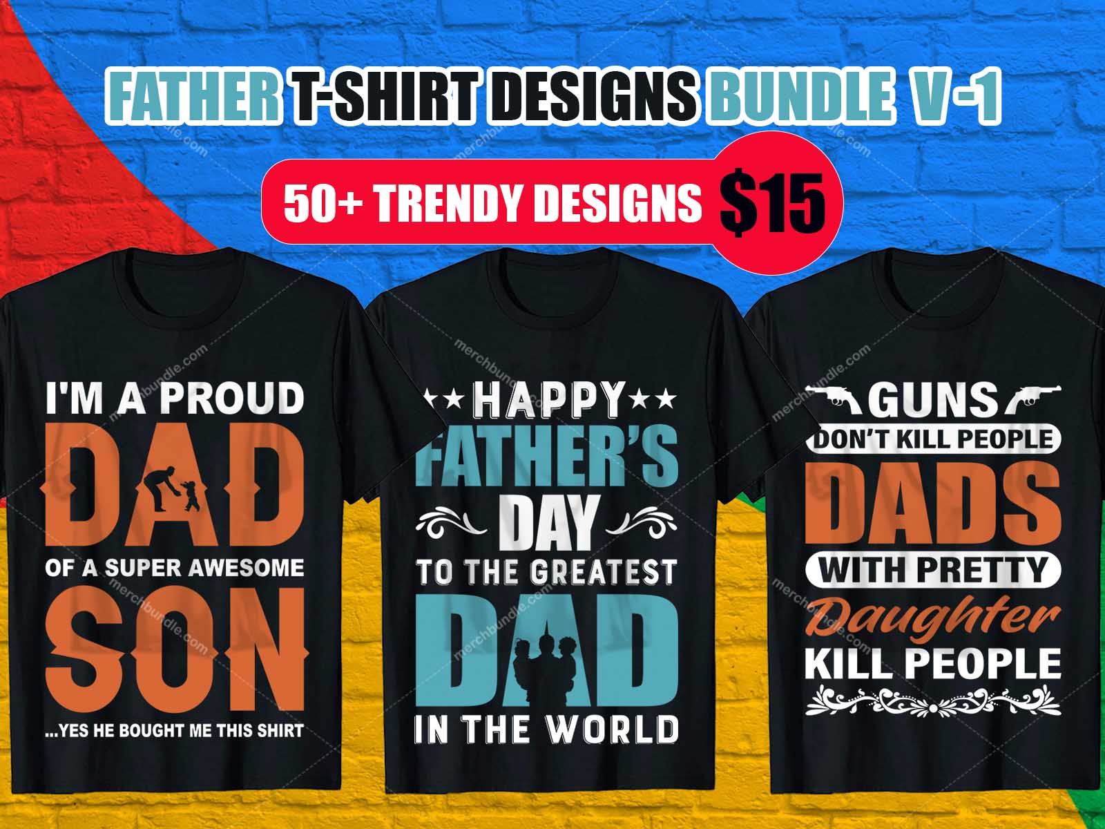 Dad Shirts Design Bundle