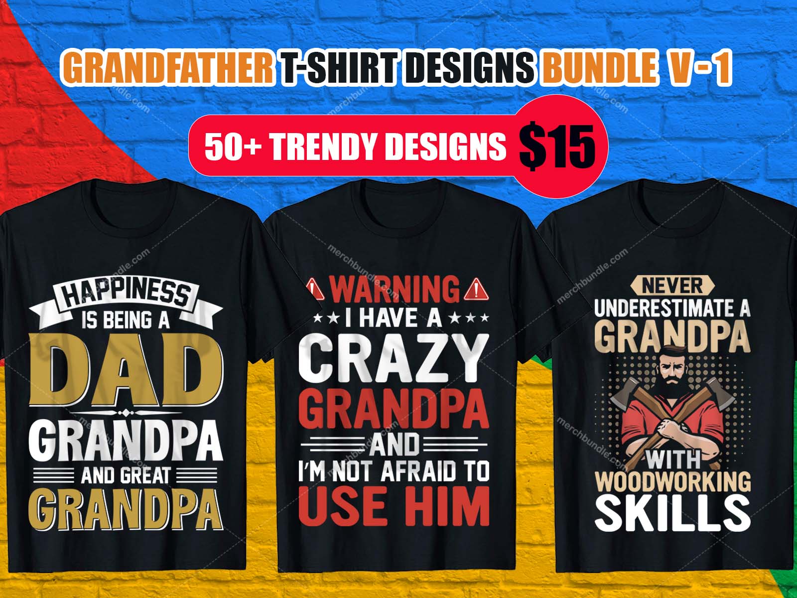 GrandFather Shirt Design Bundle
