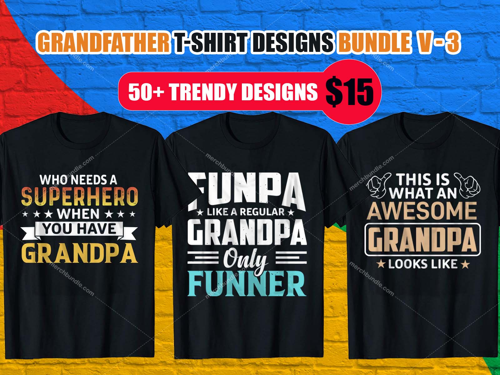 GrandFather Shirts Design Bundle