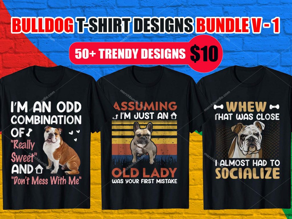 the bulldog lounge t shirt