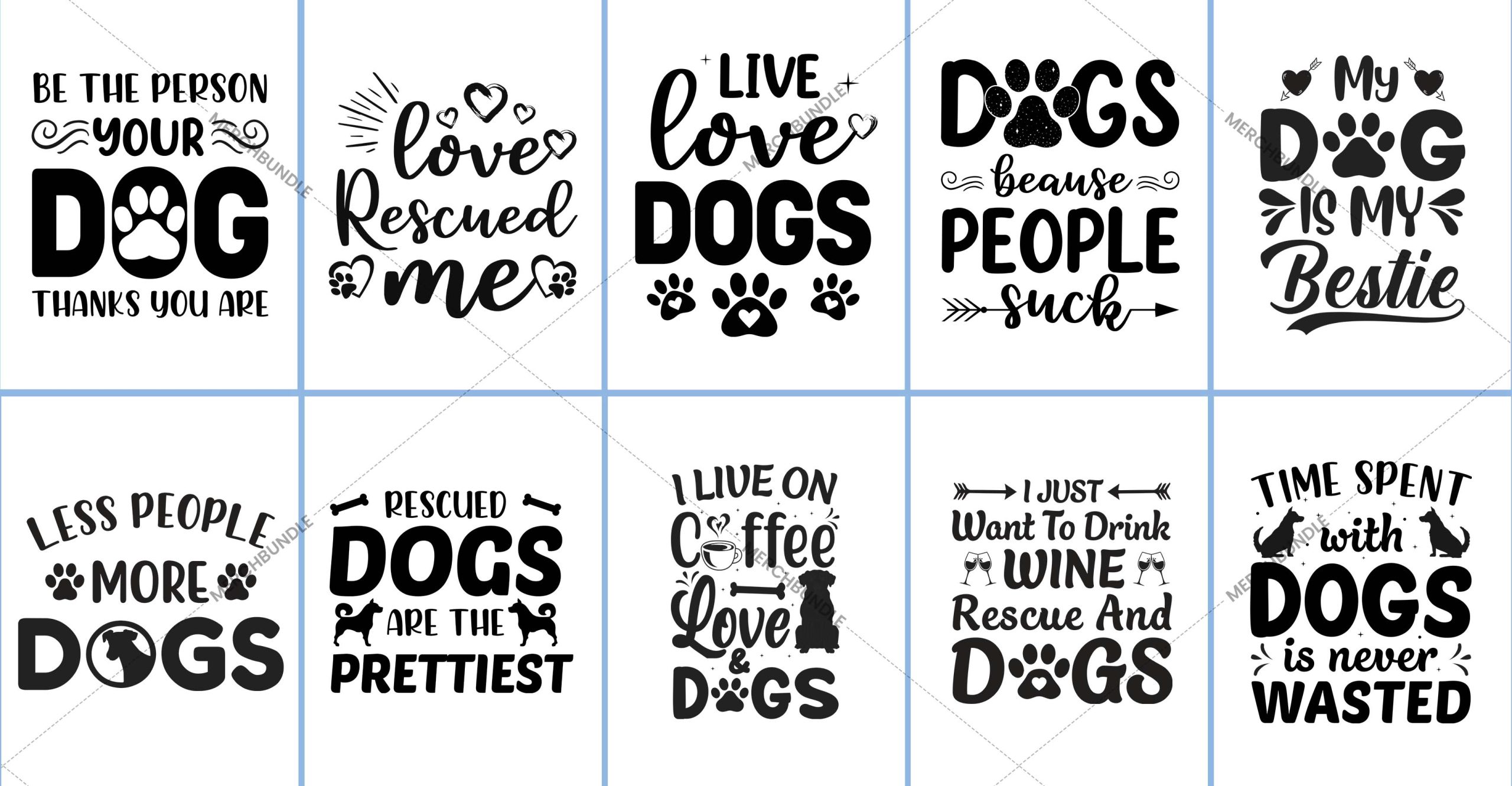 Dog Typography T-Shirt