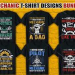 Mechanic T-Shirt Designs Bundle V.1