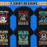 Welder T-Shirt Designs Bundle V.3