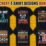 Archery T Shirt Design Bundle V.2