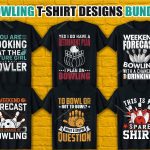 Bowling T Shirt Design Free Bundle