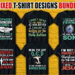 Mixed T Shirt Design Bundle V.11