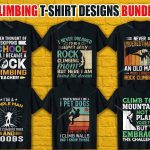 Climbing T Shirt Design Bundle V.2