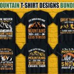 Mountain T Shirt Design Bundle V.8