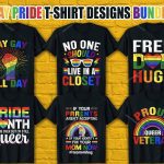Gay Pride T Shirt Design Bundle V.2
