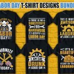 Labor Day T Shirt Design Bundle V.4