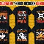 Halloween T Shirt Design Bundle V.23