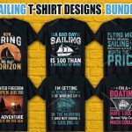 Seilling T Shirt Design Bundle V.3