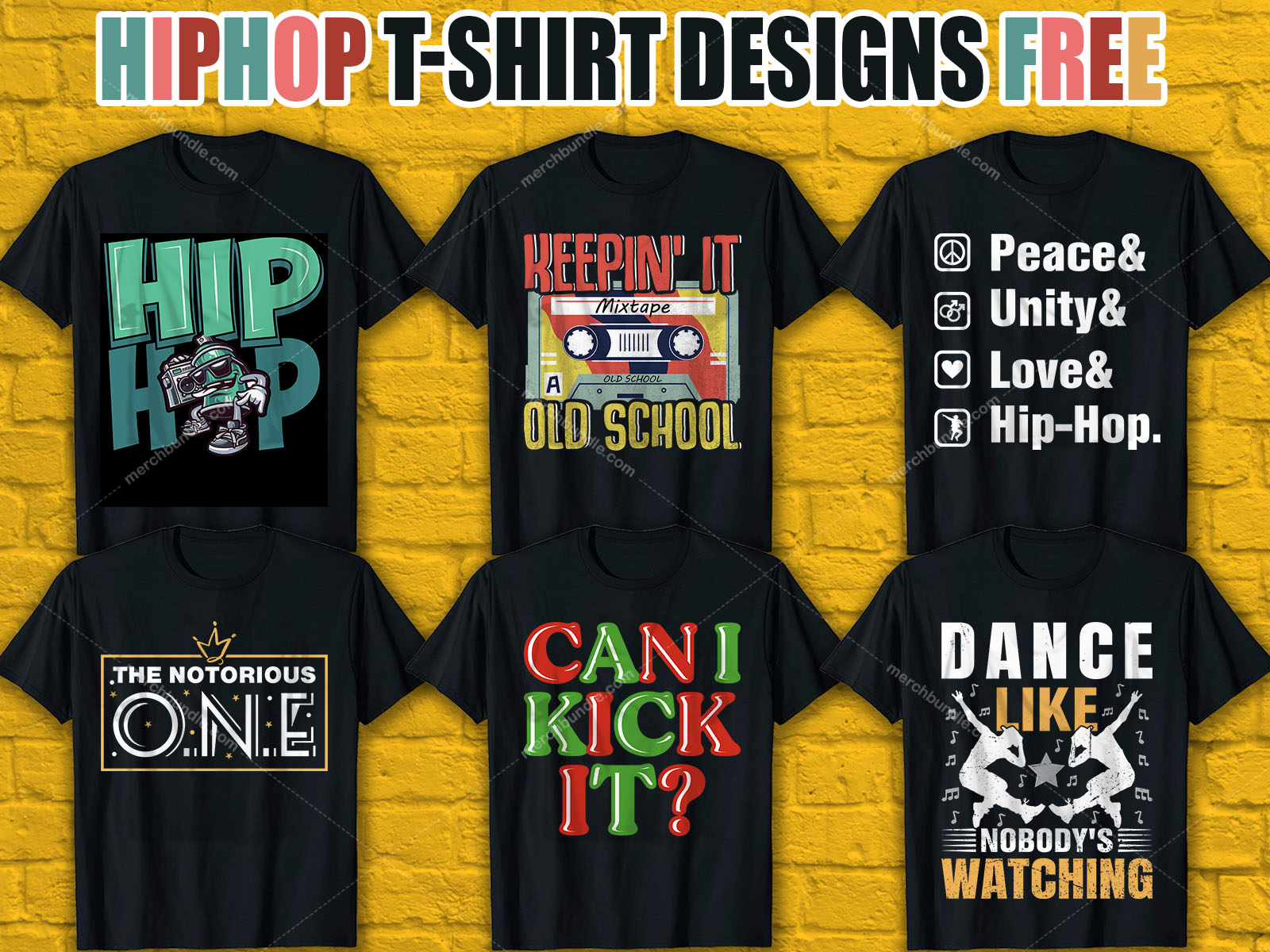 HipHop T-Shirt Design Free Download