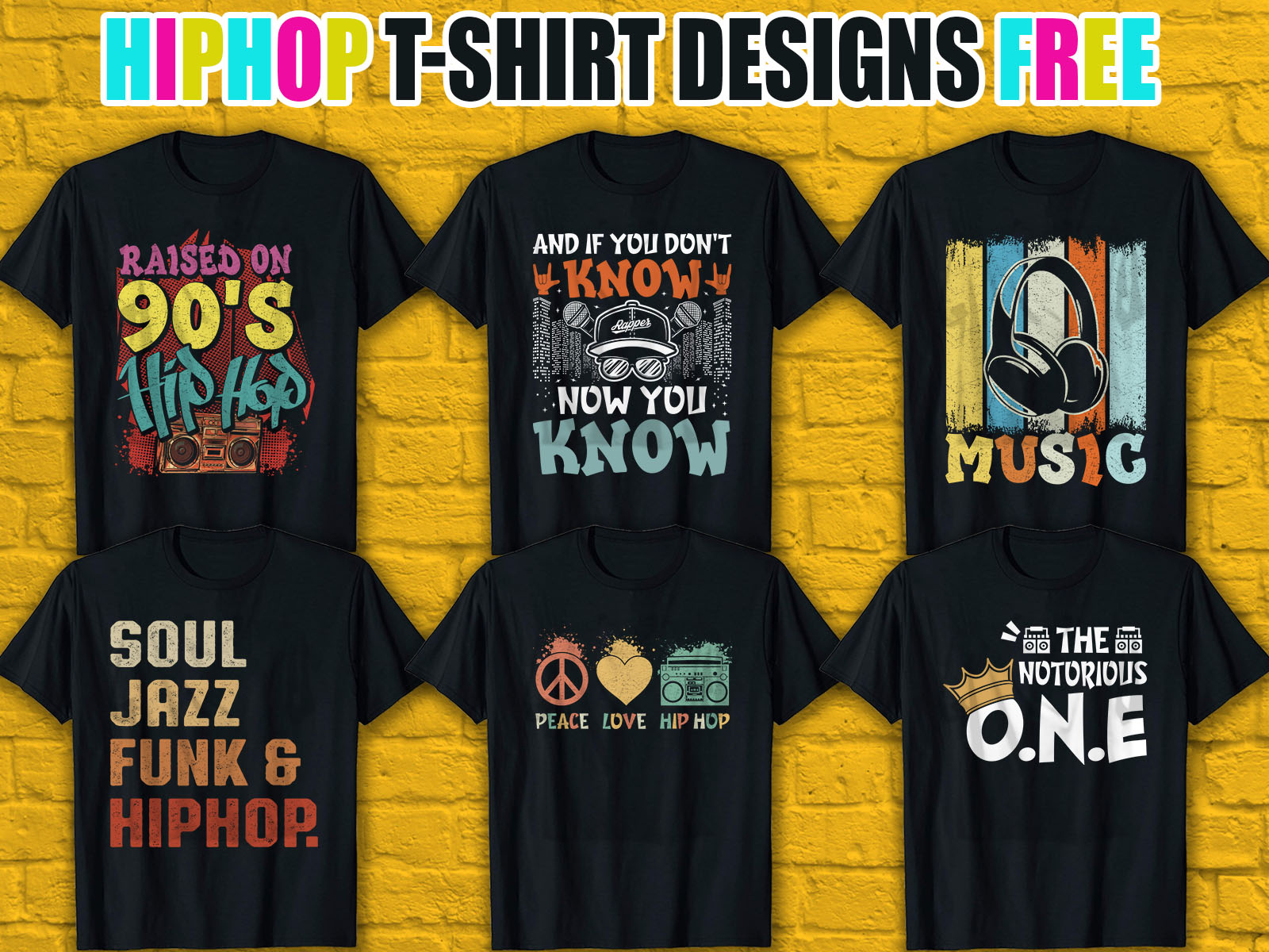 HipHop T-Shirt Designs Free Download
