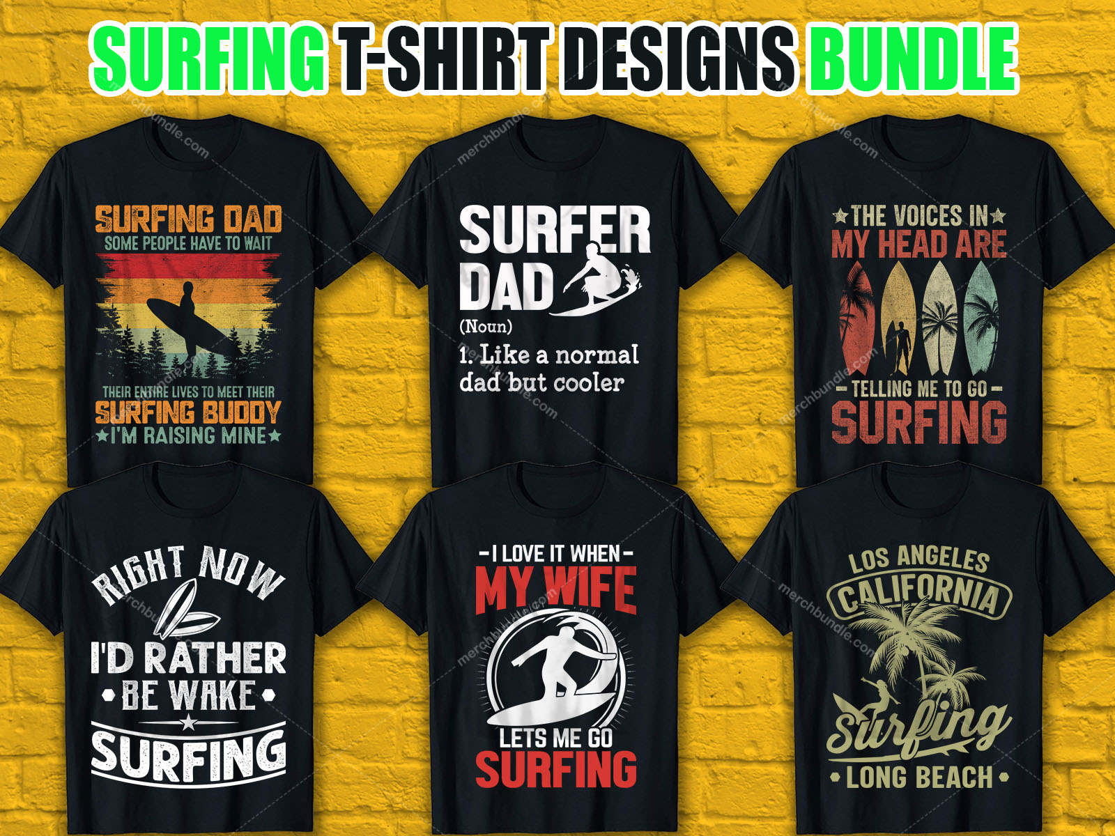 Surfing T-Shirt Designs Free Download