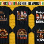 Thanksgiving T-Shirt Design Free Download-3