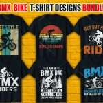 BMX Bike T-Shirt Design Bundle v.1
