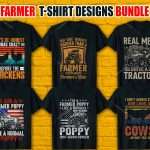 Farmer T-Shirt Design Bundle v.1