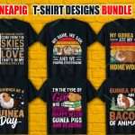Guinea Pig T-Shirt Design Bundle v.3