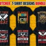 Butcher T-Shirt Design Bundle v.1