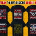 Veteran T Shirt Design Bundle V.12
