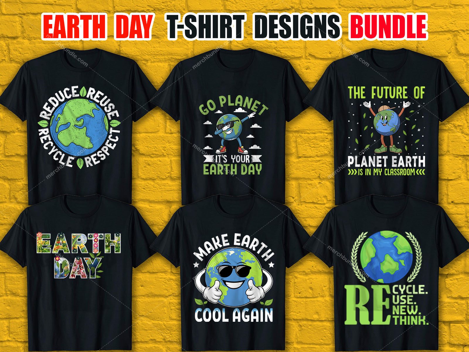 Earth Day T-Shirt Design Bundle  V.3