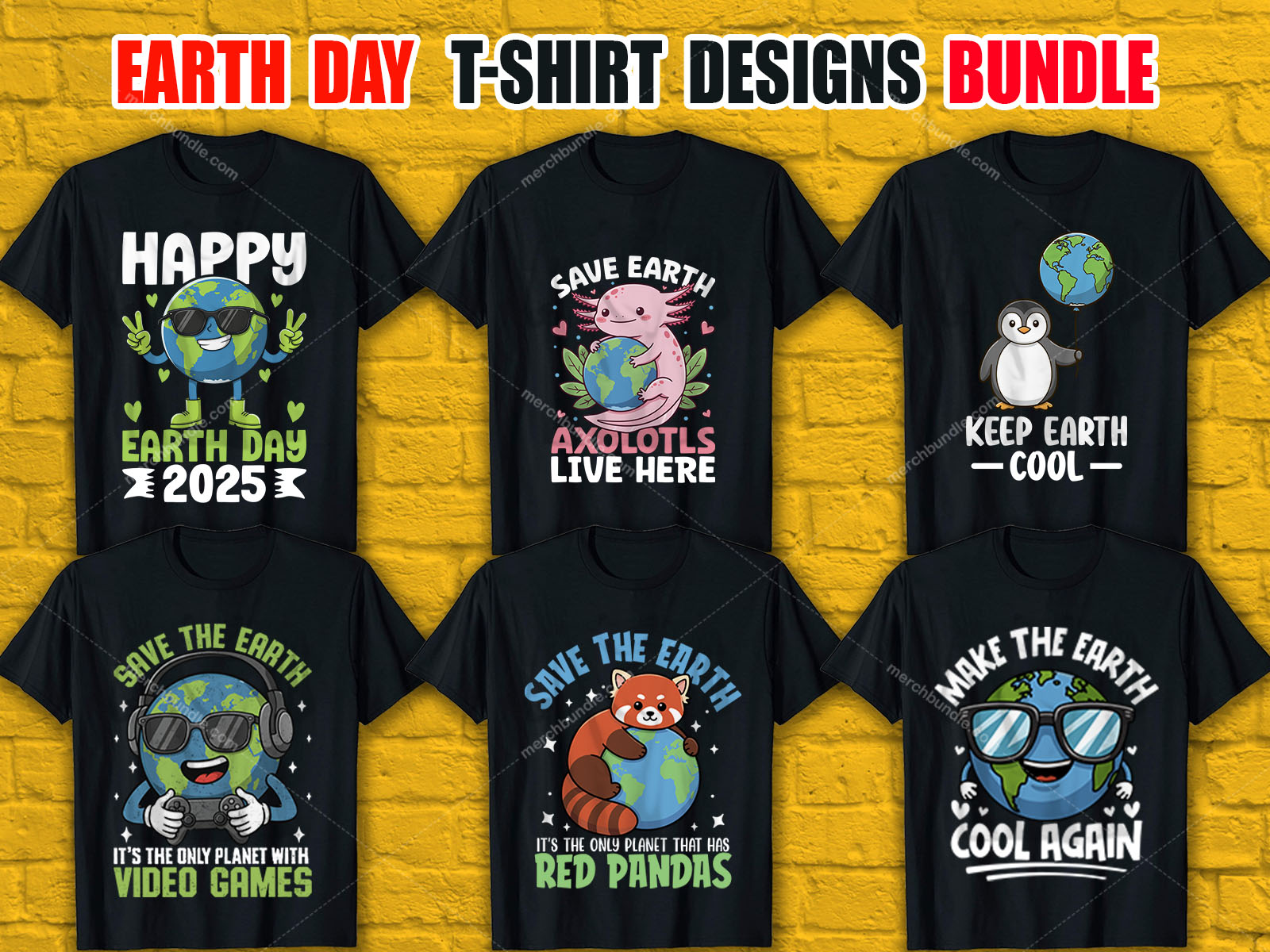 Earth Day T-Shirt Design Bundle  V.3