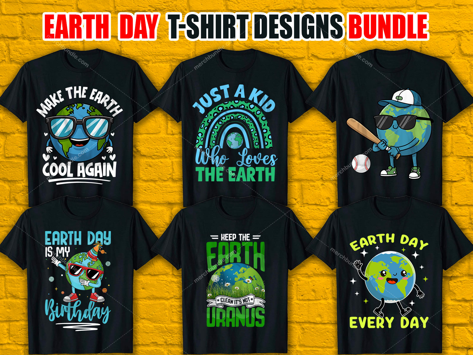 Earth Day T-Shirt Design Bundle  V.3