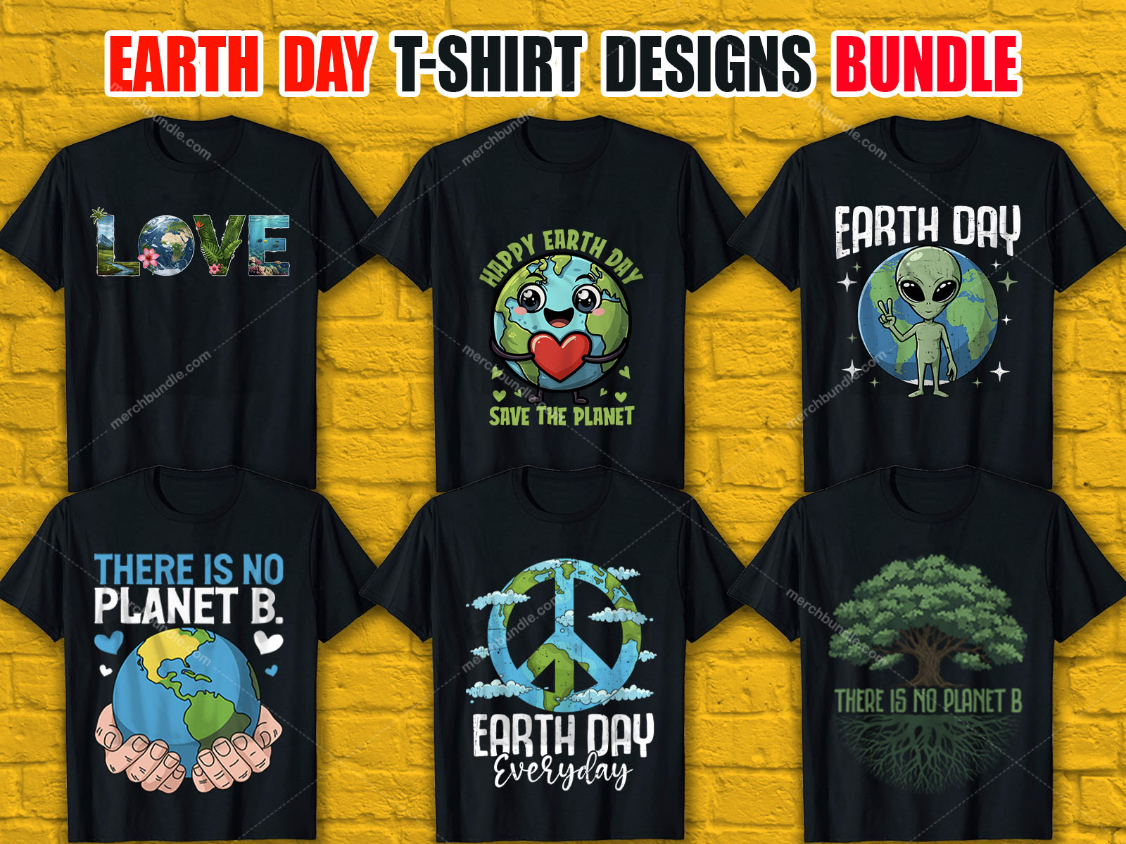 Earth Day T-Shirt Design Bundle  V.3