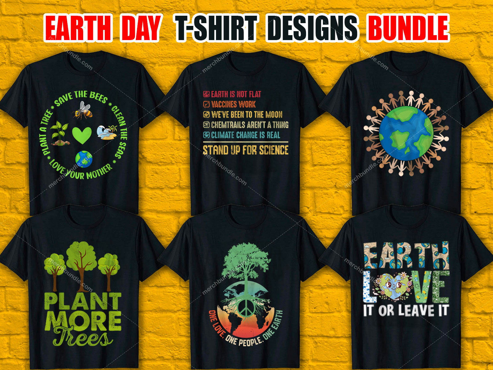 Earth Day T-Shirt Design Bundle  V.5