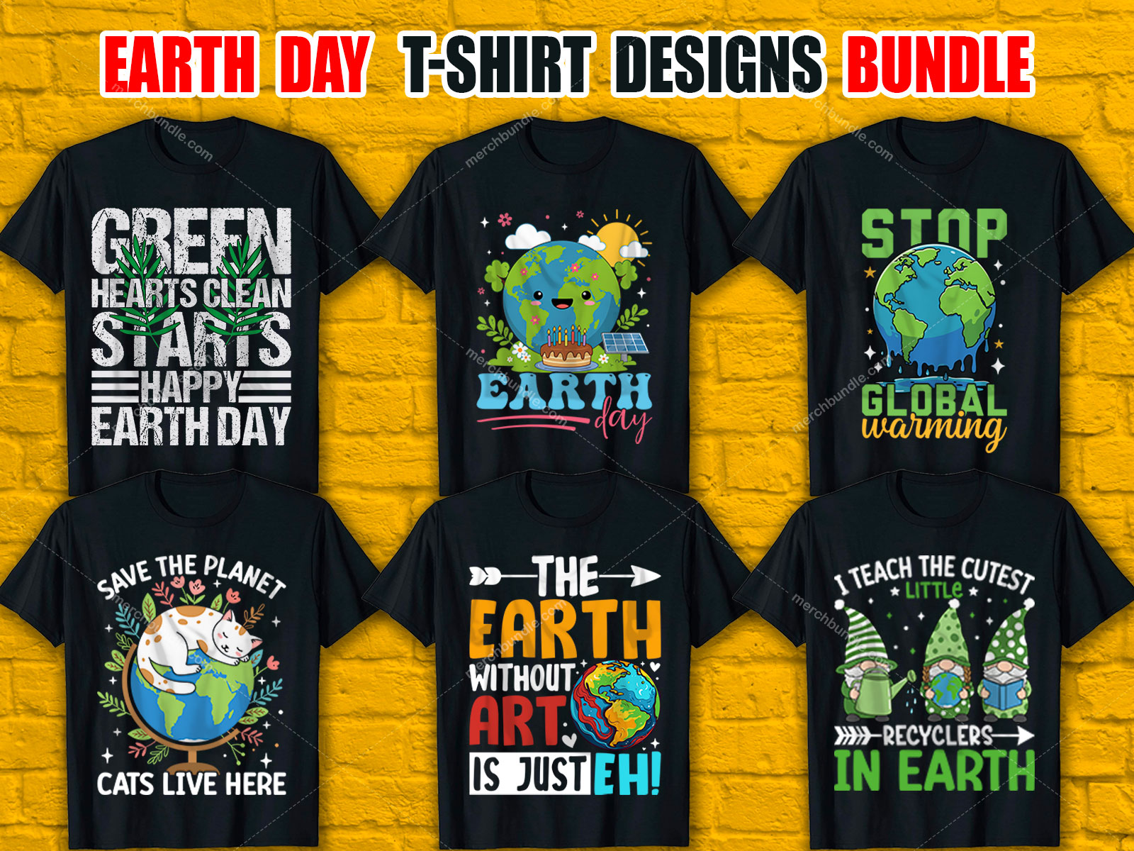 Earth Day T-Shirt Design Bundle  V.5