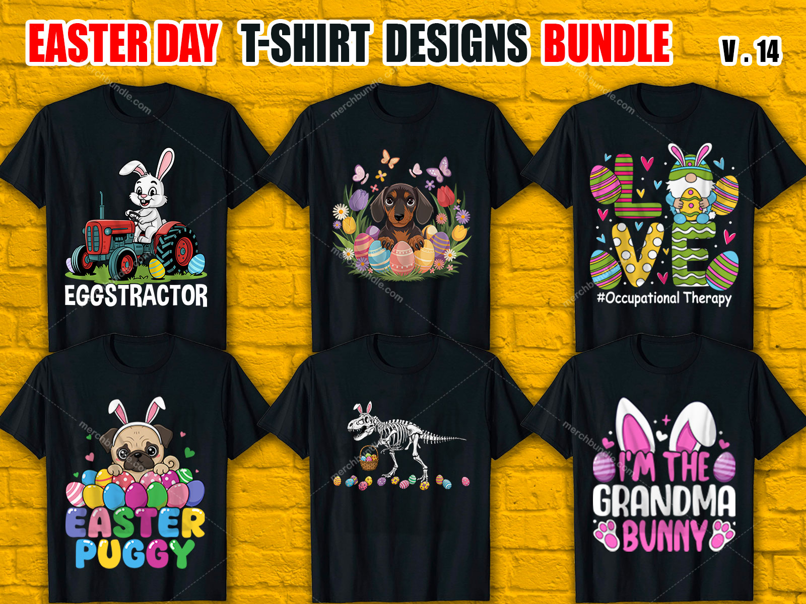 Easter Sunday Svg T-Shirt Design Bundle V.14