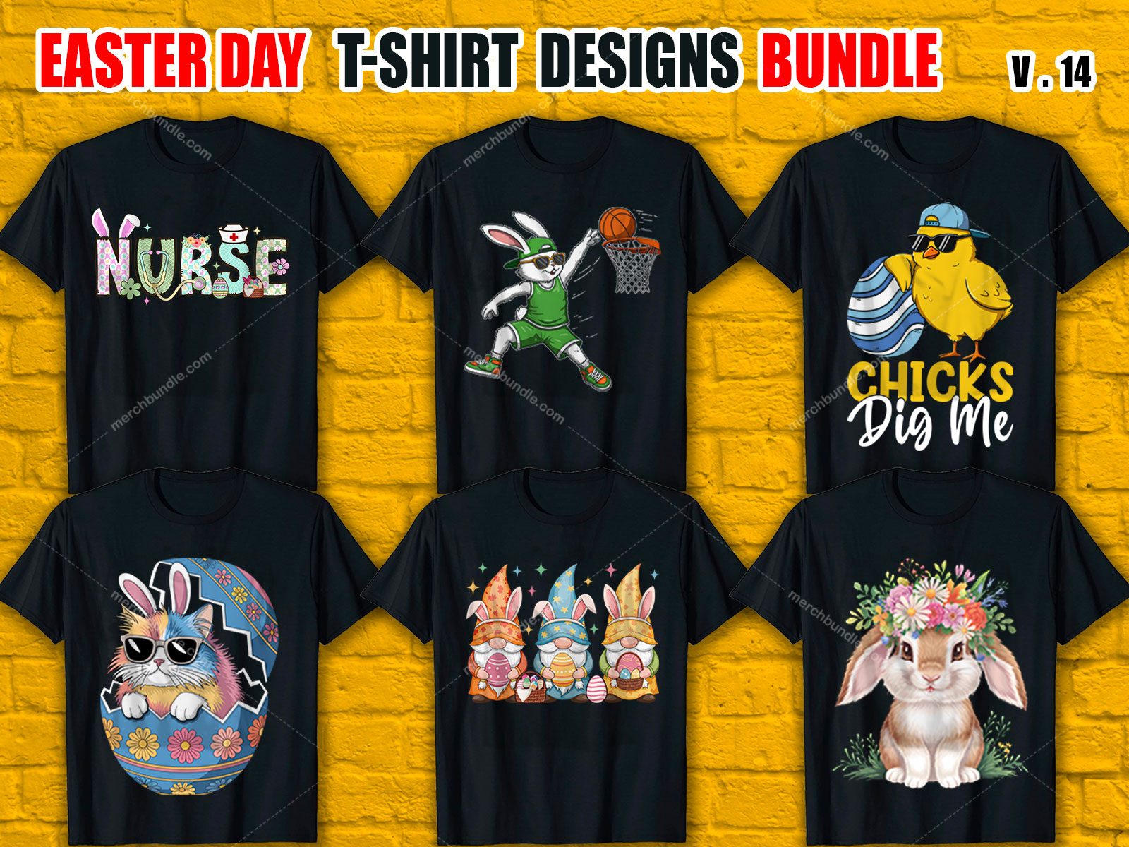 Easter Sunday Svg T-Shirt Design Bundle V.14