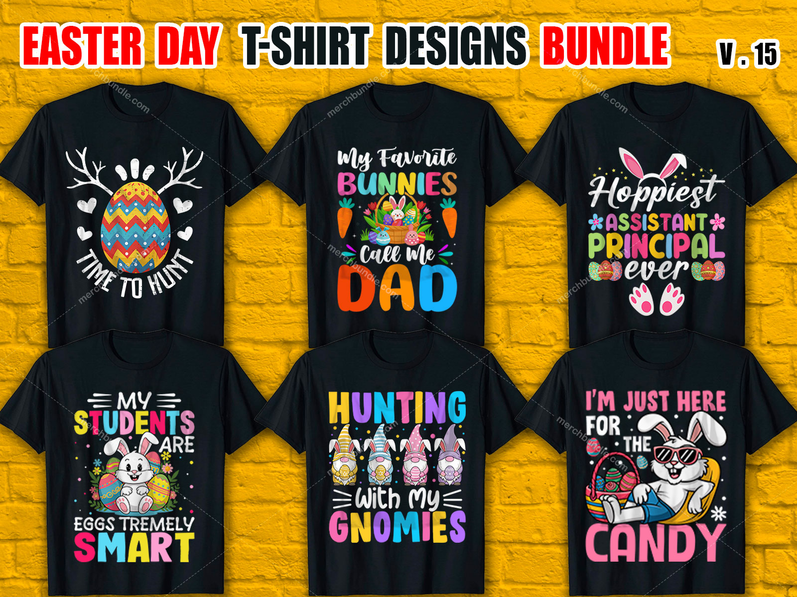 Easter Sunday T-Shirt Design Bundle V.15