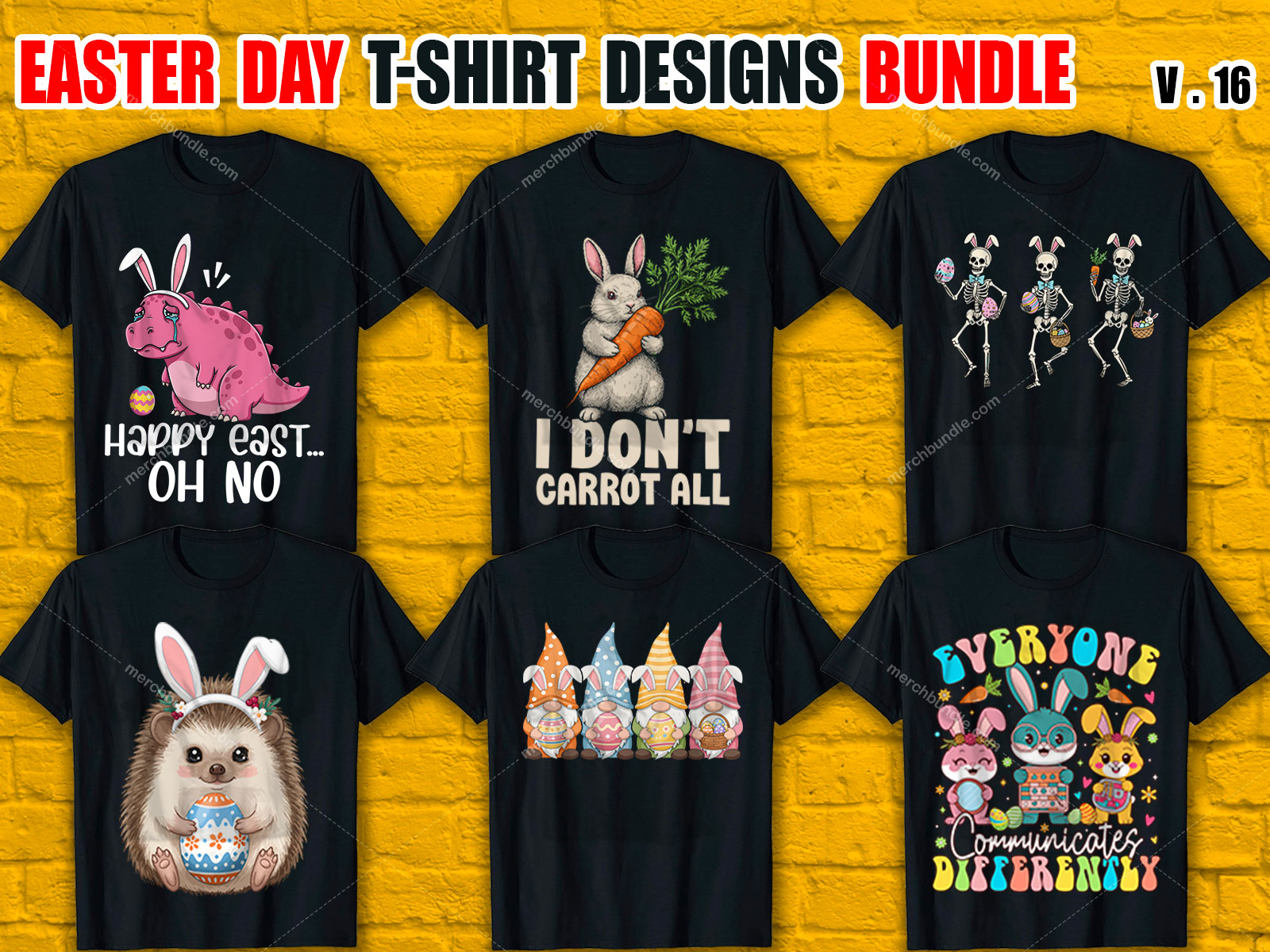 Easter Sunday T-Shirt Design Bundle V.16